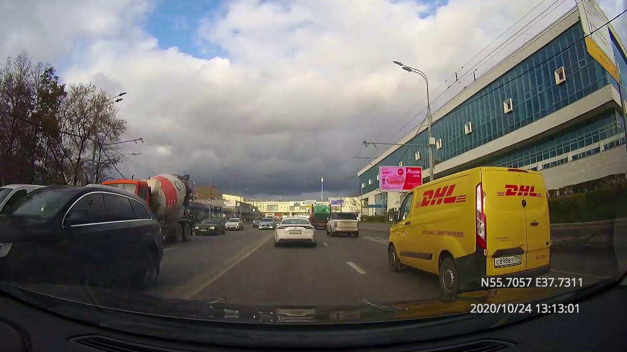 Driving in Moscow city: Текстильщики - Таганский - Солнцево 24/10/2020 (timelapse)