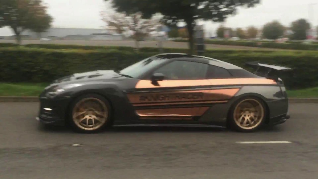 Modified Cars Leaving Silverstone - October 2017