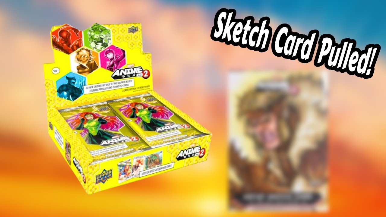 Marvel Anime Volume 2 Hobby Box! Sketch Card Pulled!