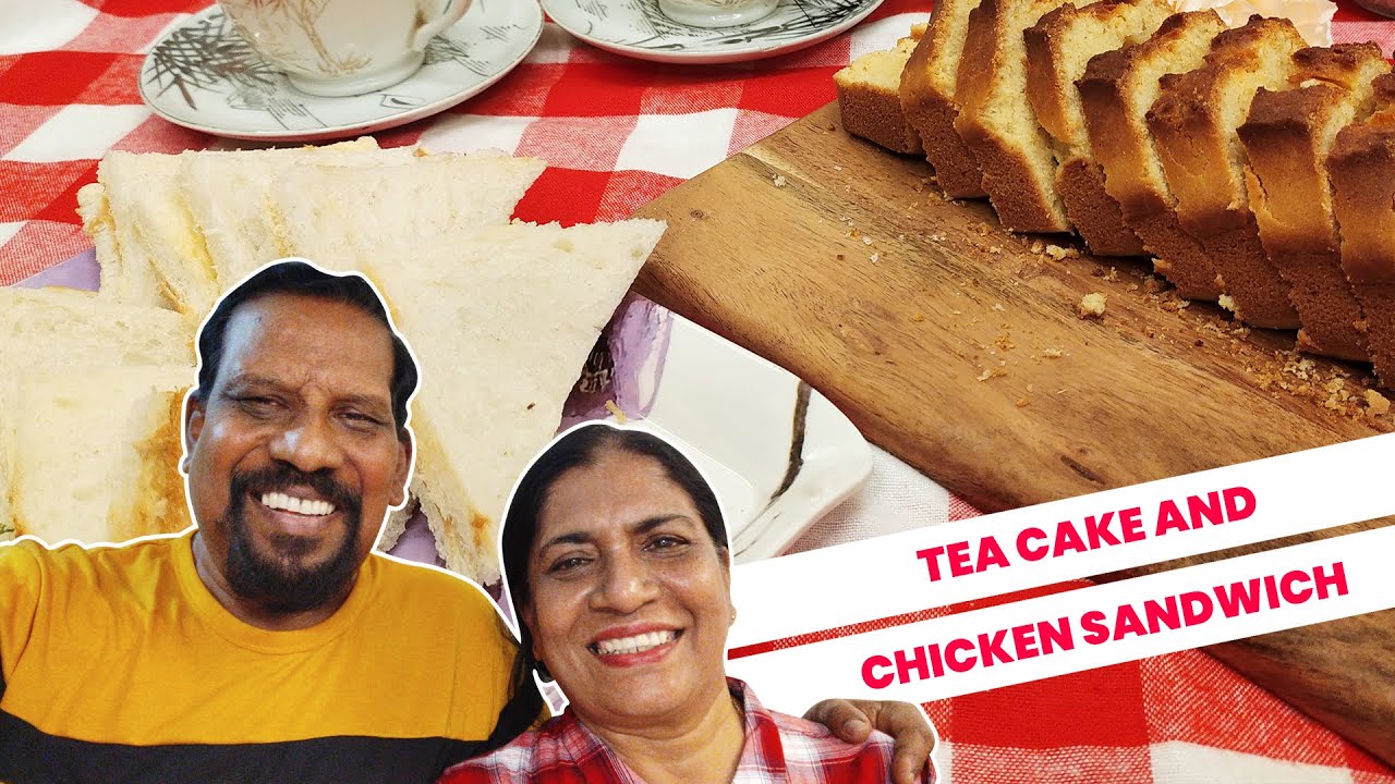 Easy Tea Cake and Tasty Chicken Sandwich recipe #sandwich #cake