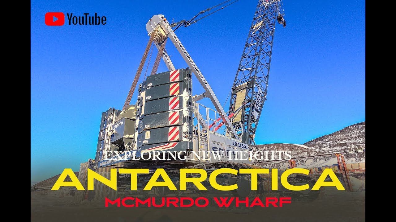 Smith Crane & Construction at McMurdo Wharf |  JC Photography NZ