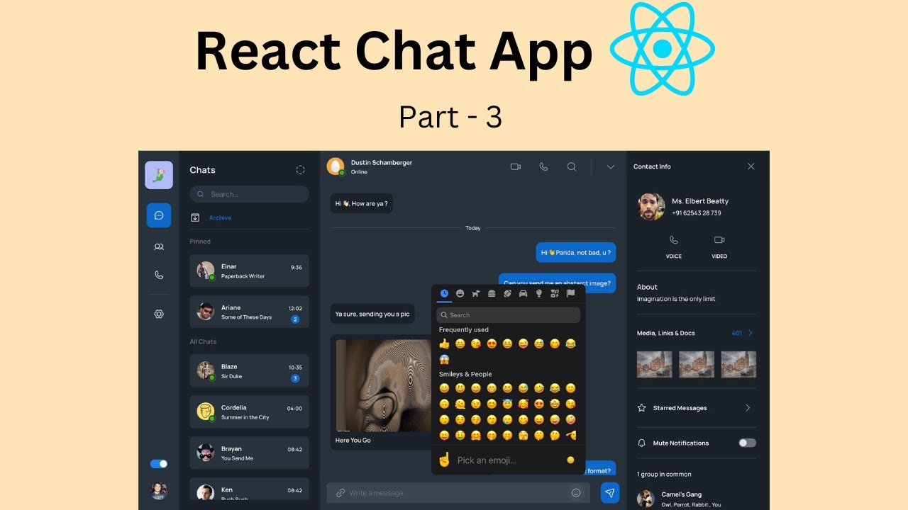 Modern React Chat App Full Course - Part 3 | Build & Deploy Real World Application