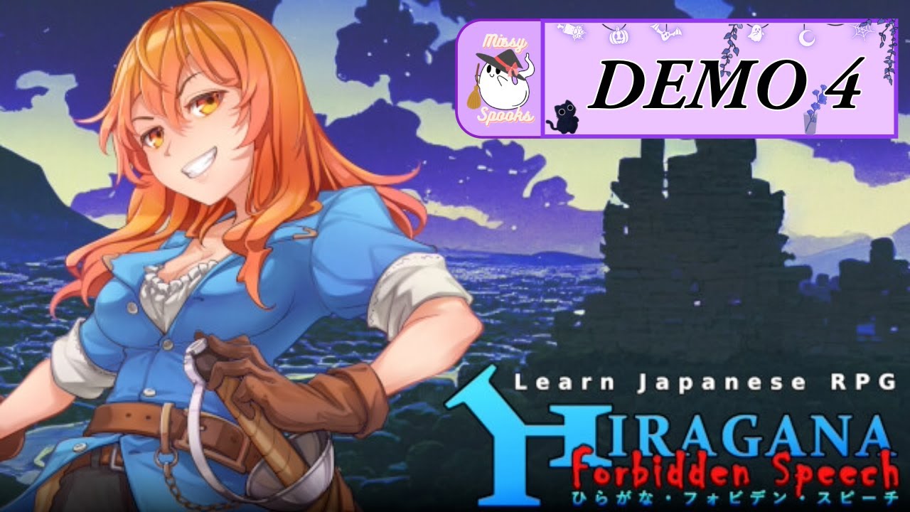 Learn Japanese Through Gaming! | Learn Japanese RPG: Hiragana Forbidden Speech | JRPG Demo Part 4