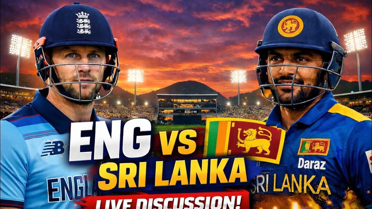 AHA Live is liveEngland vs Sri Lanka Live Discussion | Full Match Analysis