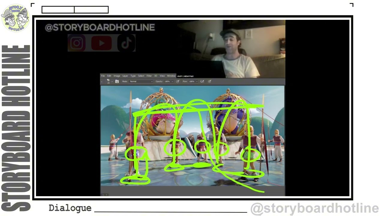 VISUAL COMEDY MASTERCLASS: BREAKING DOWN A GAG  #storyboard #moviemaking