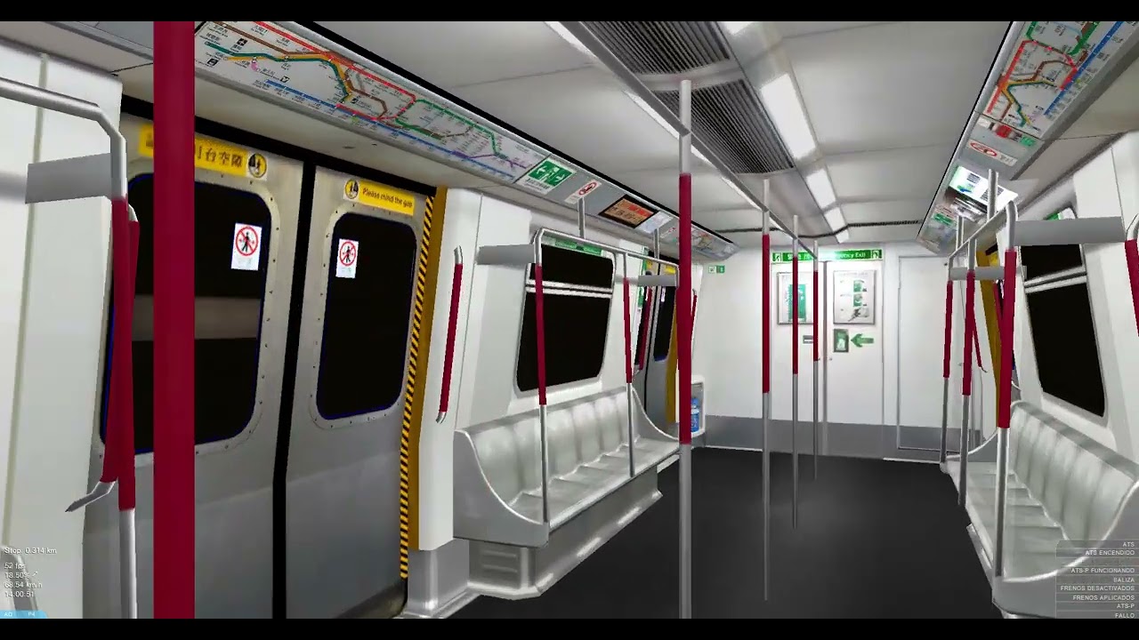 [OpenBVE] MTR M-Train Island Line From Kennedy Town To Wan Chai