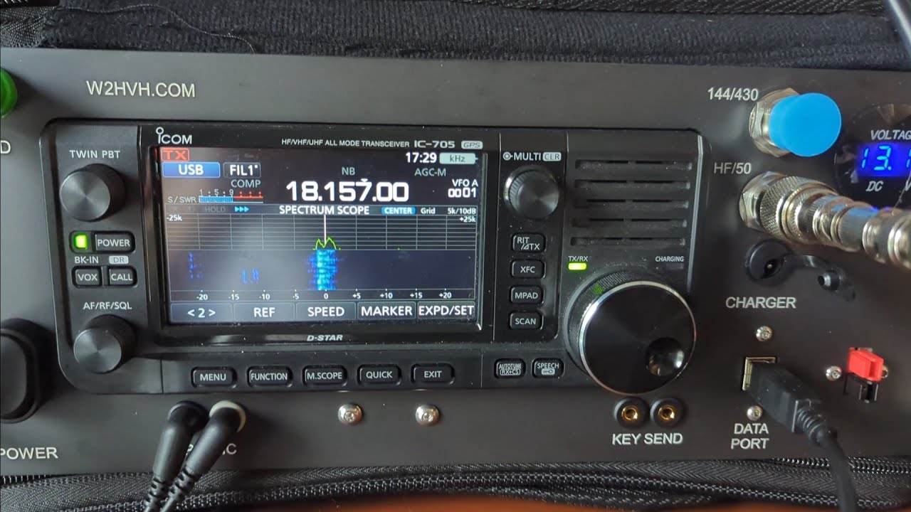 SSB Phone QRP Using AL-705 Mag Loop Antenna