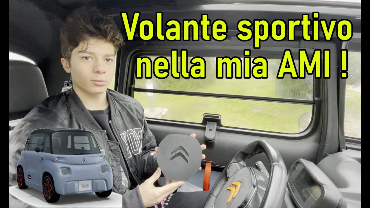 Citroen AMI volante sportivo in pelle