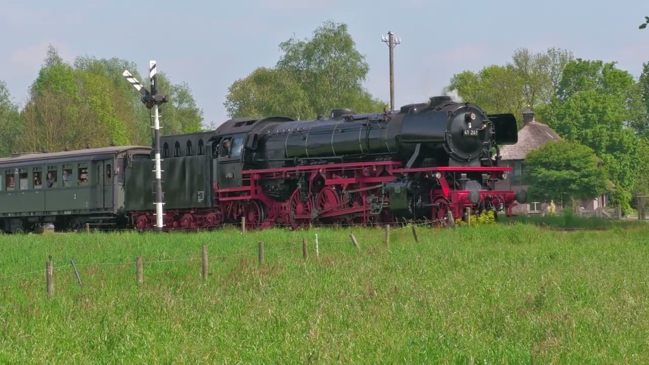 Nationale Stoomtreindag 9 mei 2024 bij de VSM te Beekbergen