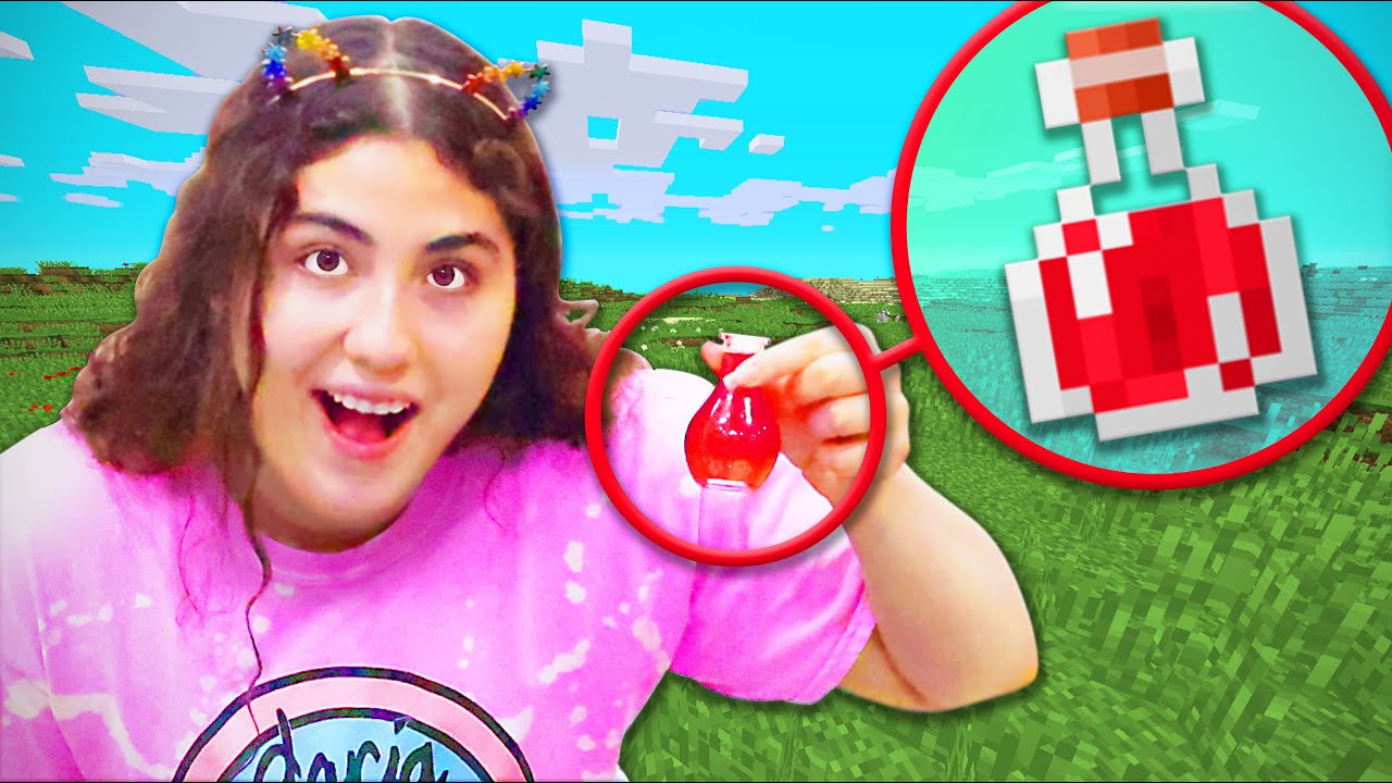 EATING MINECRAFT FOOD in real LIFE!