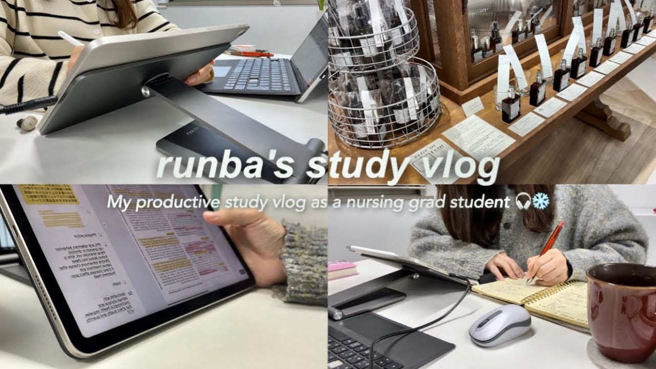 ENG)  study vlog｜私の大学院生生活ブイログ✍🏻❄️｜my uni life in Japan