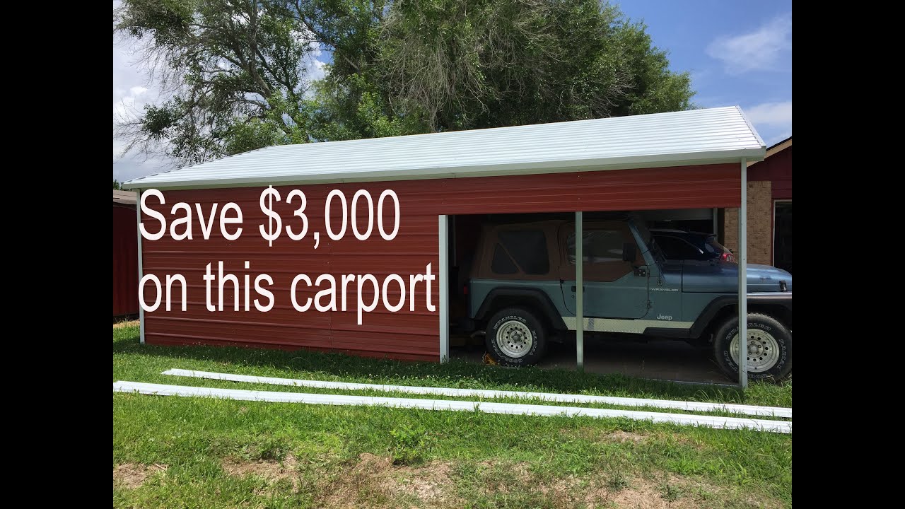DYI Carport Combo savings and customized, C&T Episode 152