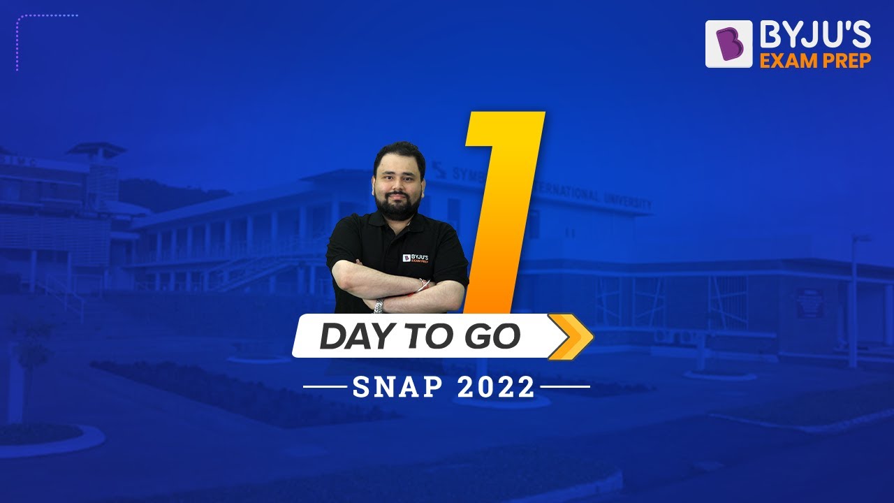 Must Follow these Important Tips for SNAP 2022 | 24 Hours to go for SNAP Exam 2022 | #snap2022