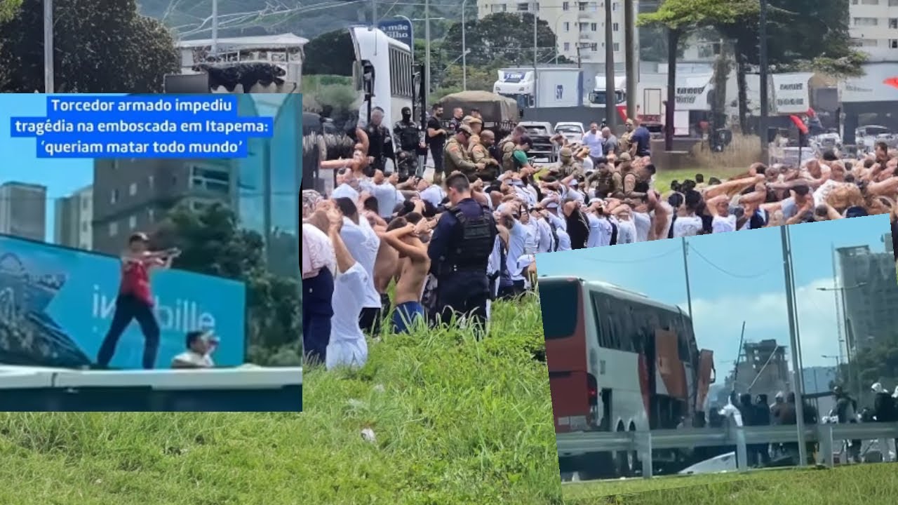 BRIGA DE TORCIDA ORGANIZADA EM FRENTE DE CASA | MUITA GENTE FOI PRESA 