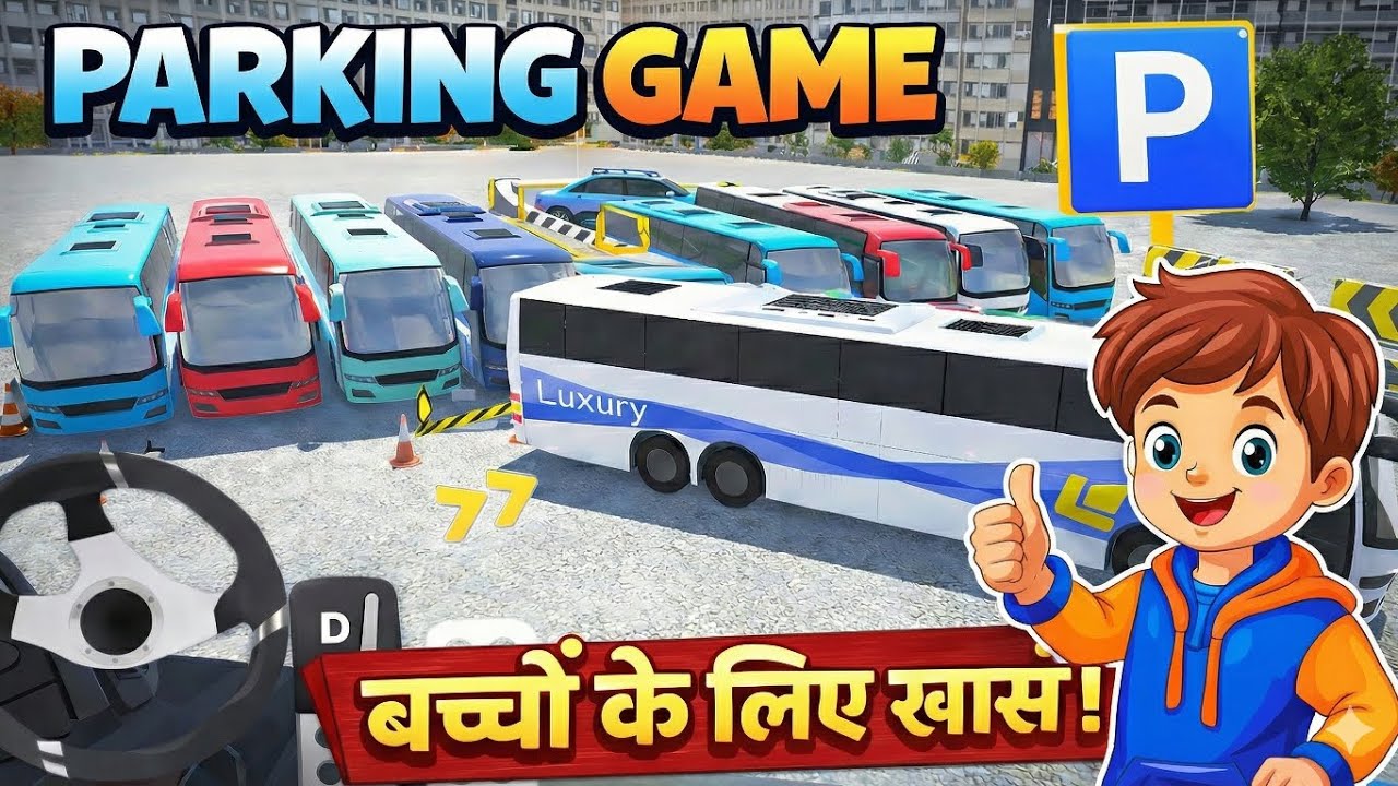 Impossible Bus Parking 😱 | Hard Level Parking Simulator Gameplay
