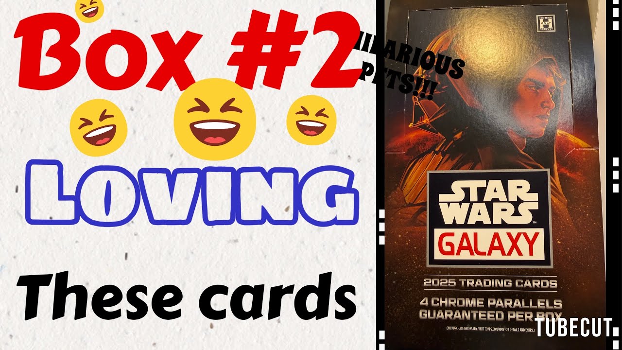2025 Topps Star Wars Galaxy 2nd box break ! We pulled a sick 🤮sketch,finally!Plus give away details 