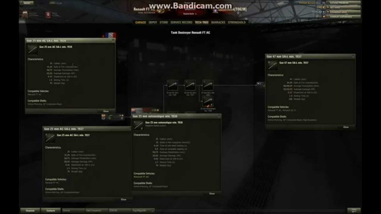Renault FT AC tank review World of tanks