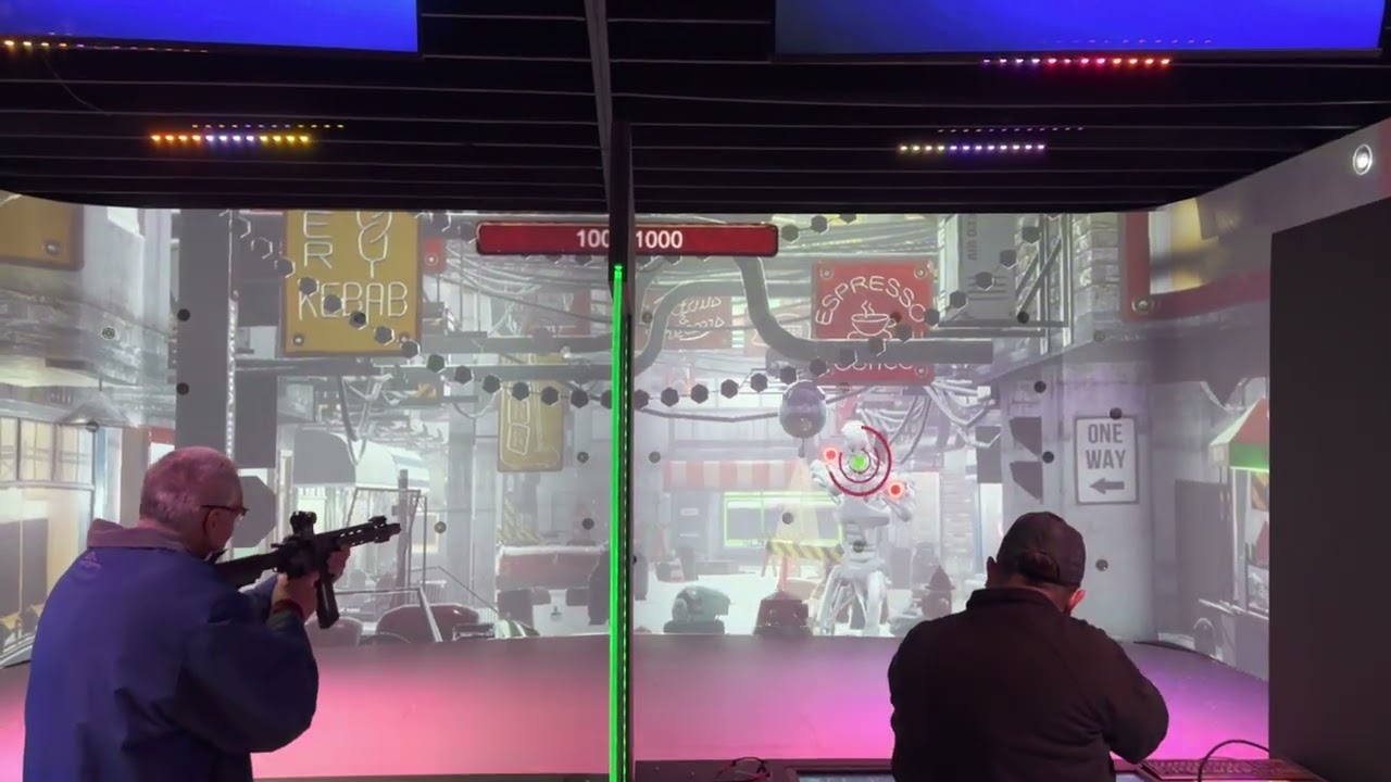 Level Up Live: Airsoft Demo - Moving Simulator