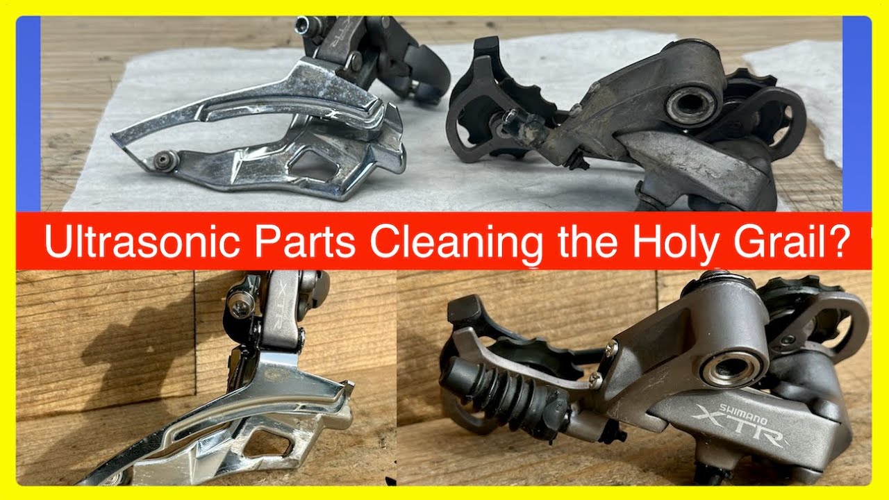 From Grime to Shine: Unveiling the Magic of Ultrasonic Bike Parts Cleaning! Shimano XTR Derailleurs