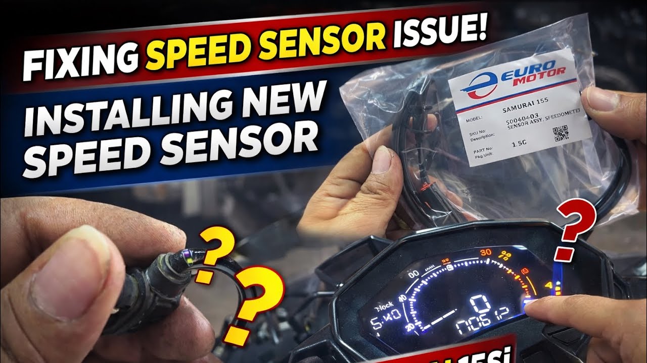 Euro samurai 155i Speedometer Problem  #fix  & #solution 