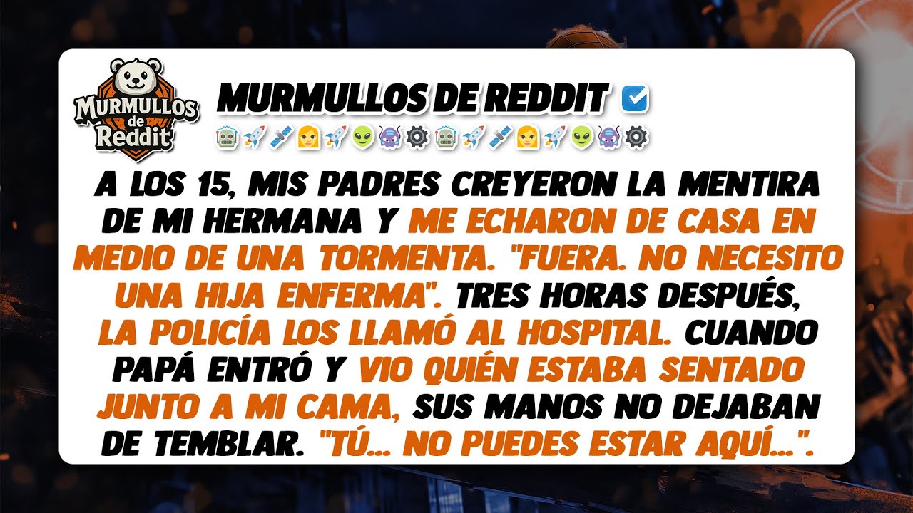 A los 15, mis padres me abandonaron en una tormenta por la mentira de mi hermana. Las manos de papá