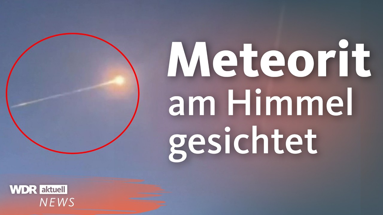 Meteorit über NRW: Hier schlug der Gesteinsbrocken ein | WDR aktuell