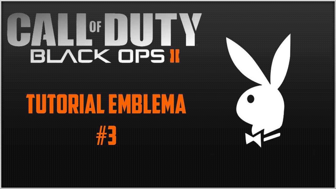 Tutorial Emblema Black Ops 2 - Playboy #3