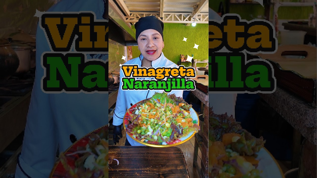 VINAGRETA DE NARANJILLA casera muy rica para sus ensaladas | Receta fácil y rápida