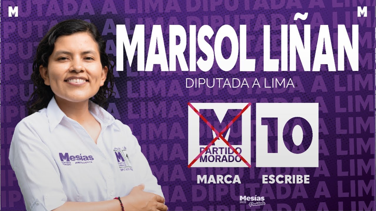 #LaSalitaElectoral Entrevista a Marisol Liñan, candidata a Diputada N° 10 por el Partido Morado