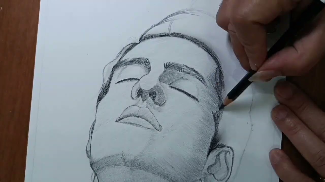 Vẽ Ricardo Kaka p1, Huyền thoại, Bóng đá, Thế giới, art, drawing, painting, portrait 