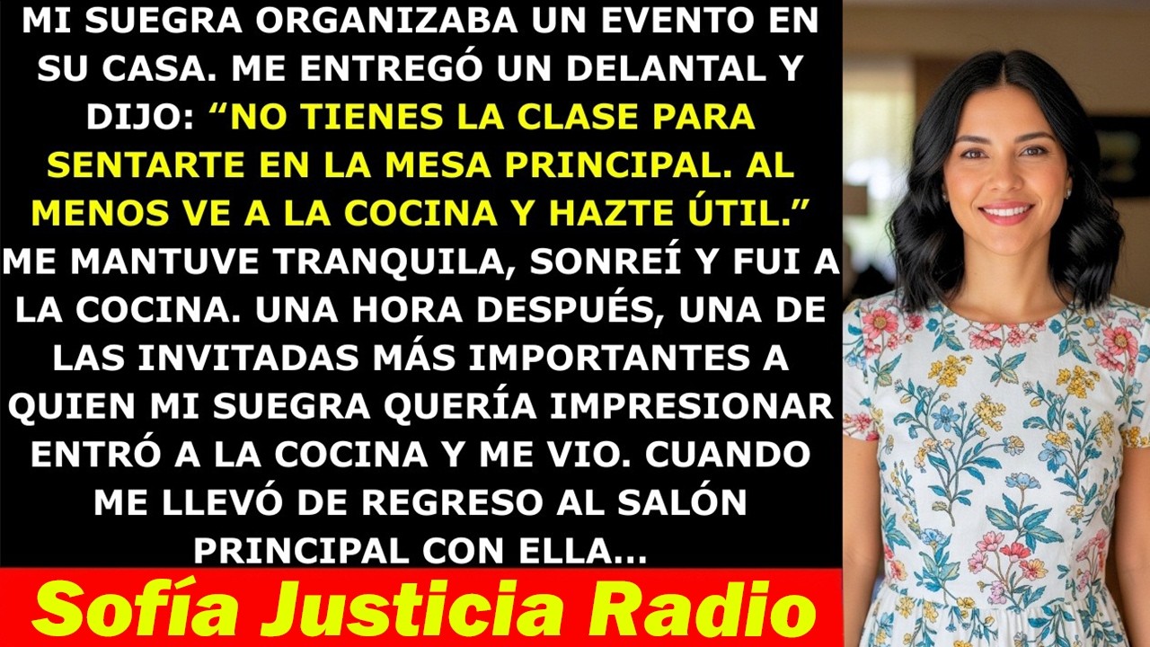 Mi Suegra Dijo Que No Tenía Clase Para Su Evento — Pero Su Invitada Más Importante Me Reconoció…
