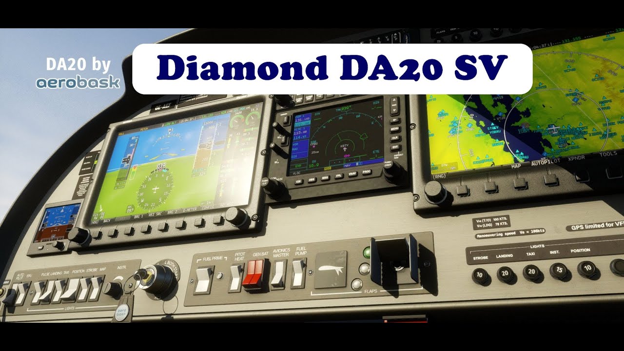 Diamond DA20 SV by Aerobask | X-Plane 12