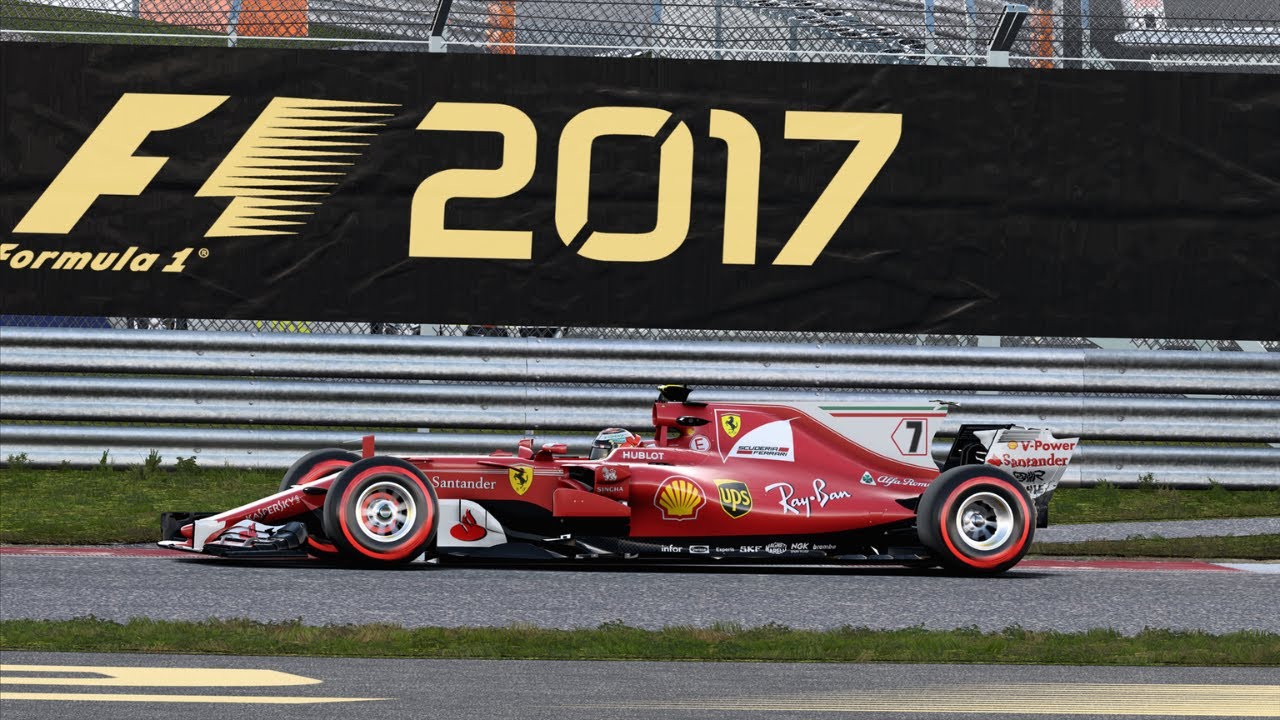 F1 2017 Scuderia Ferrari F1 Team Racing Around The Chinese Grand Prix