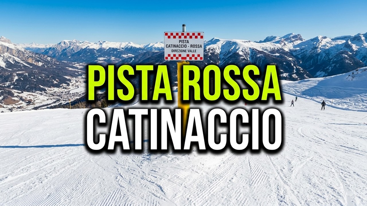 Piste da sci Cimone: pista rossa Catinaccio