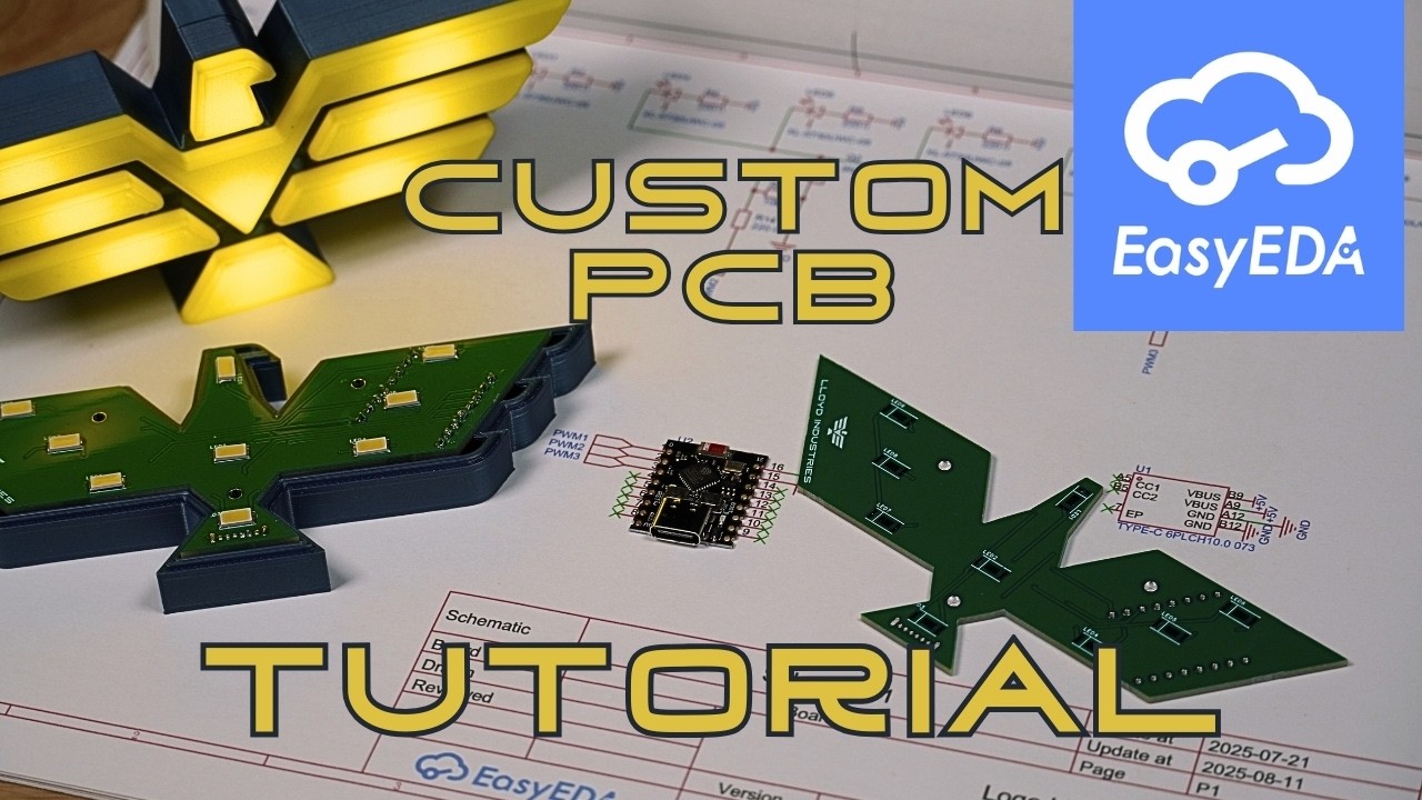 Как сделать собственные печатные платы для начинающих &mdash; EasyEDA/JLCPCB