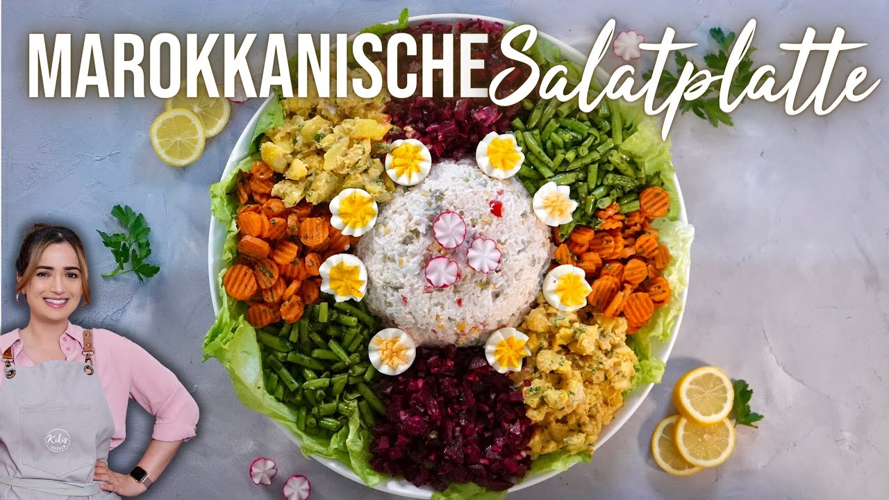 Dieser SALAT beeindruckt JEDEN! 😱😍 I Marokkanischer Salatteller