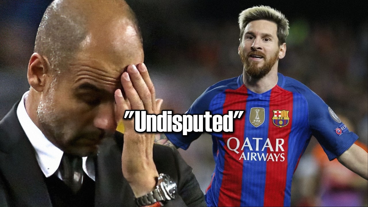 When Prime Messi scored a hattrick against Pep's Manchester City