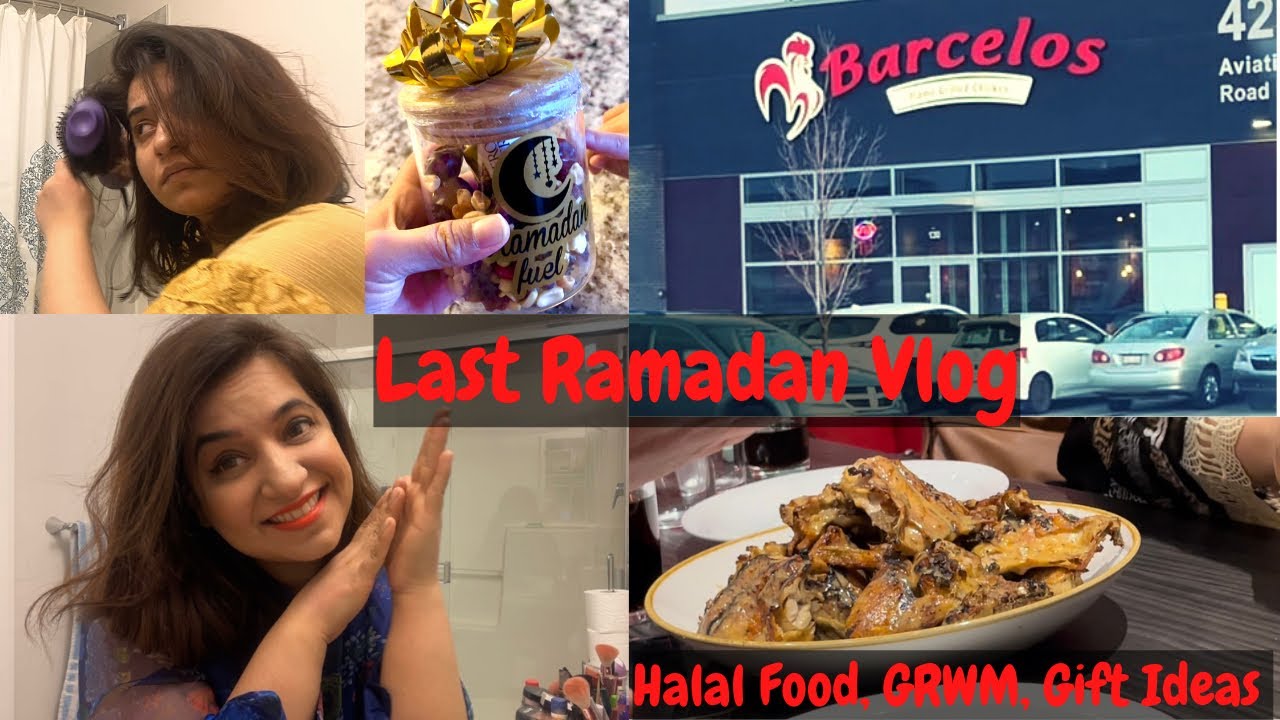 LAST RAMADAN VLOG 2022 | Halal Food Review, Iftar Party, GRWM, Gift Ideas | Calgary, Canada