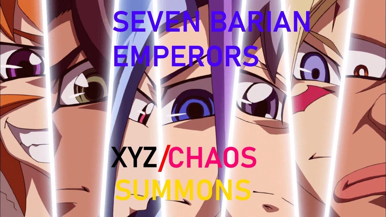 Yu-Gi-Oh Zexal - The Seven Barian Emperors Xyz/Chaos Summons (Complete) 4K