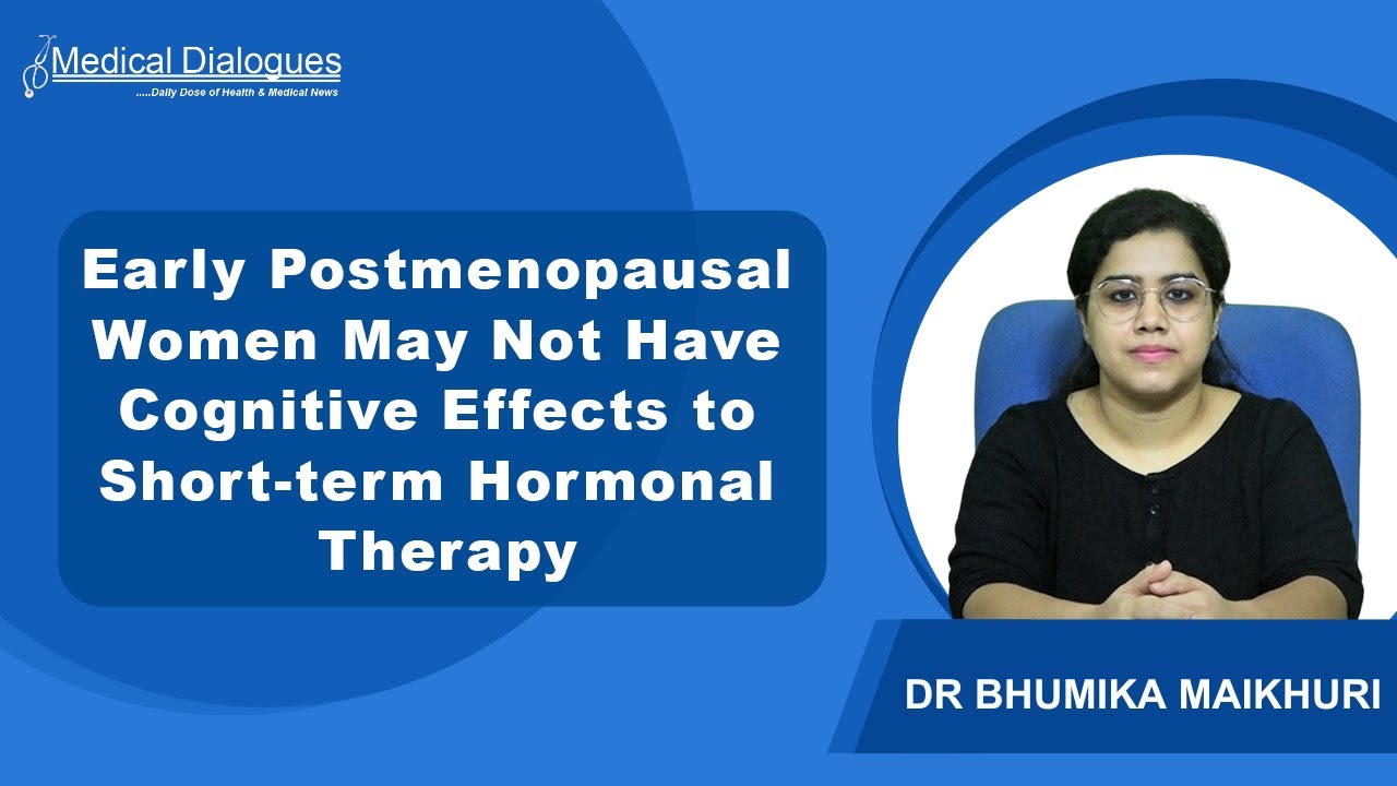 Early Postmenopausal Women May Not Have Cognitive Effects to Short-term MHT