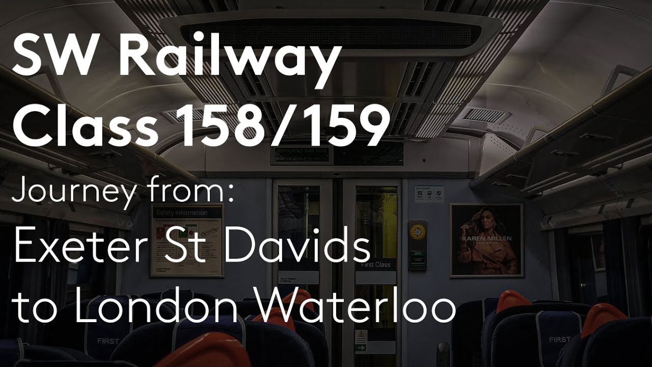 South Western Railway | 1st class journey from Exeter St Davids to London Waterloo (Full journey)