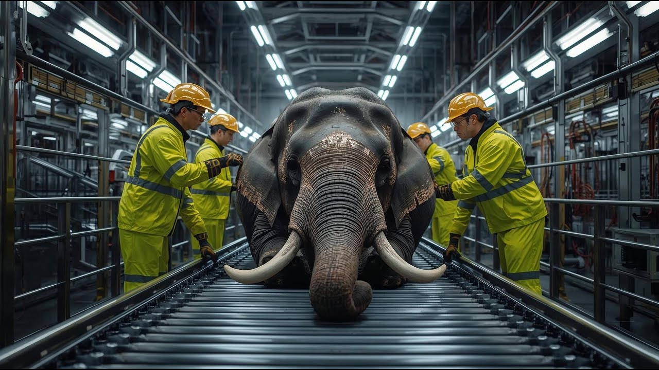 Inside the Elephant-Leather Factory &ndash; Luxury-Grade Exotic Material Processing