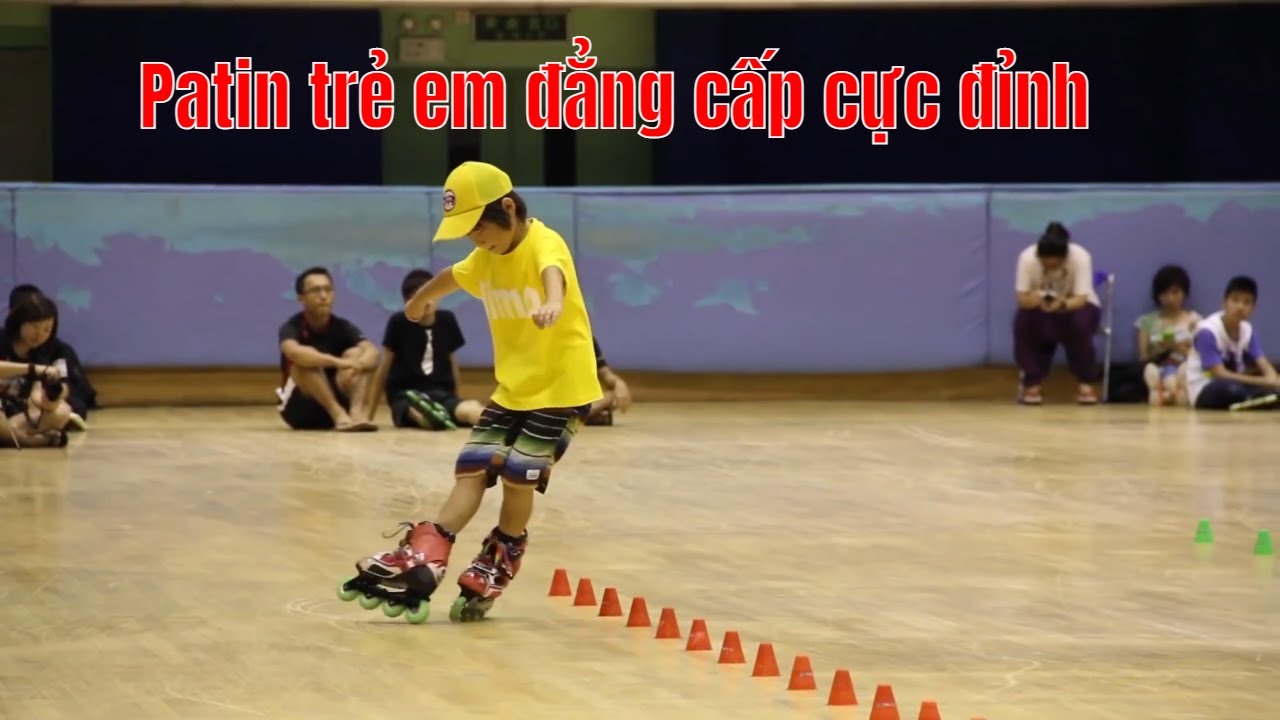 Patin trẻ em biểu diễn trượt patin cực đỉnh