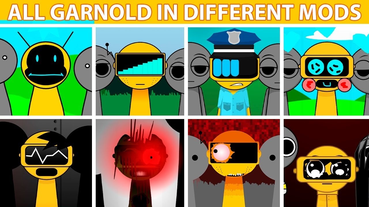 Incredibox Sprunki FUNBOT in all Different MODS