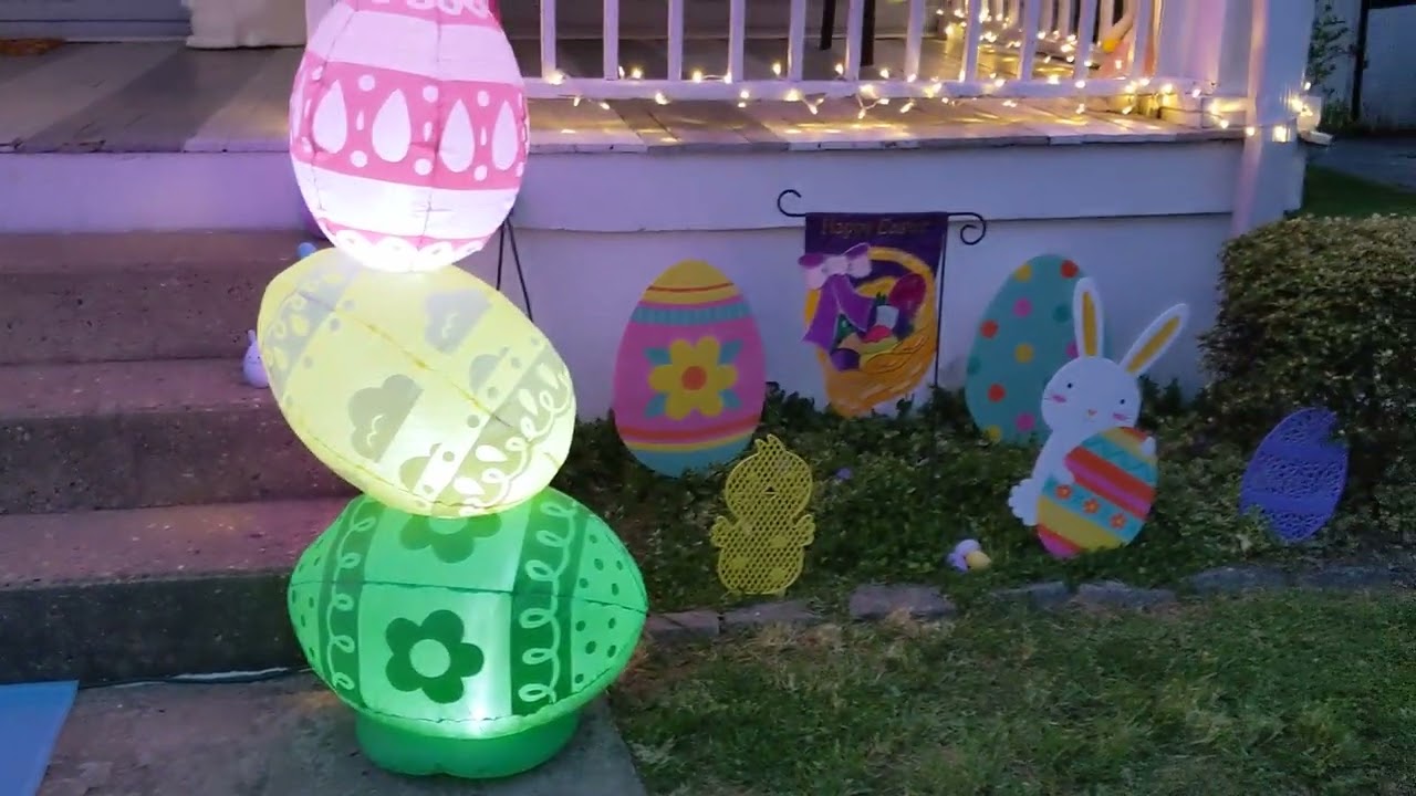 outdoor easter decorations