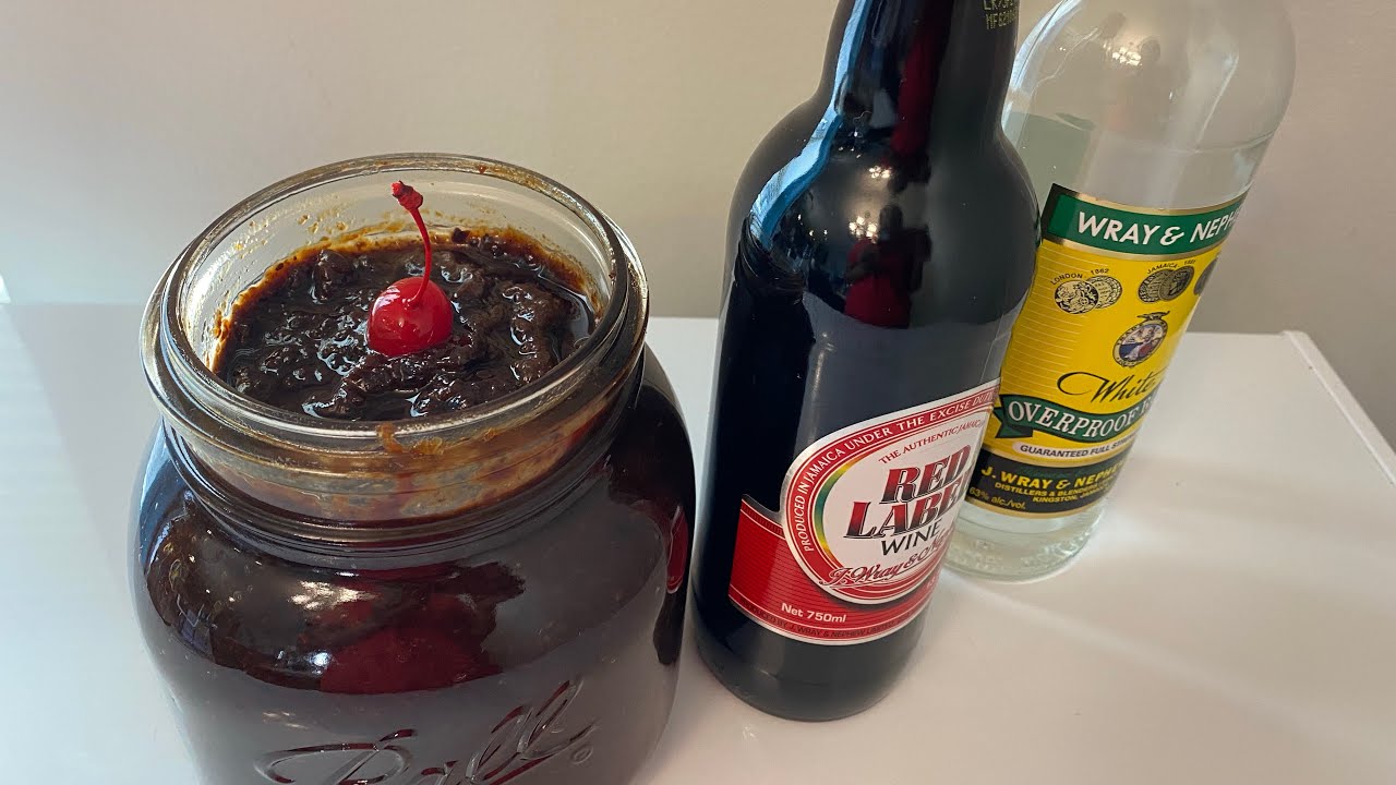 How to prepare rum and fruits mixture for Jamaican fruit cake / Christmas cake