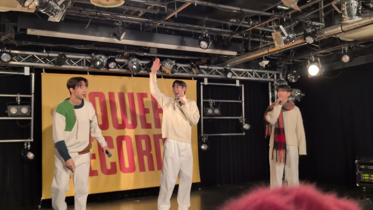 UX1　ReleaseEvent「WINTER　LAND」 トーク①TOWER　RECORD2025.12.23、１部　#UX1 #UKISS 