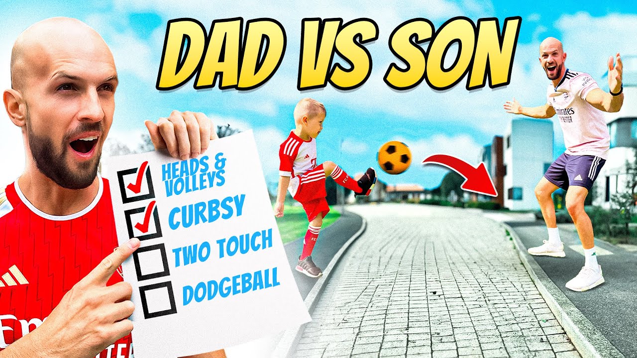 The BEST Football GAMES Vs My SON!