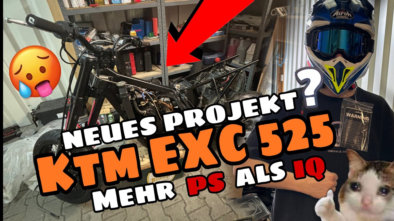 KTM EXC 525 Projekt Teil. 1 - Abholung & Erste Schritte