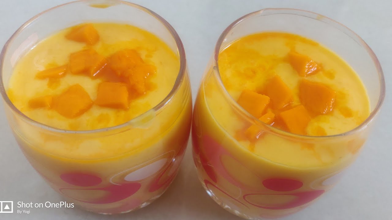 Delicious Homemade Mango Lassi in 2 mins | Mango Lassi with Only 3 ingredients| Homemade Mango Lassi
